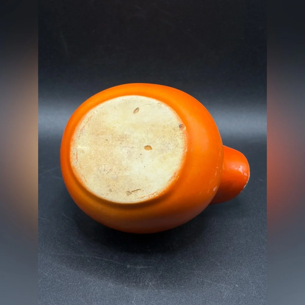 Vintage MCM Ceramic Mini Tilt Ball Pitcher Creamer Jug Pourer, Kitchenware